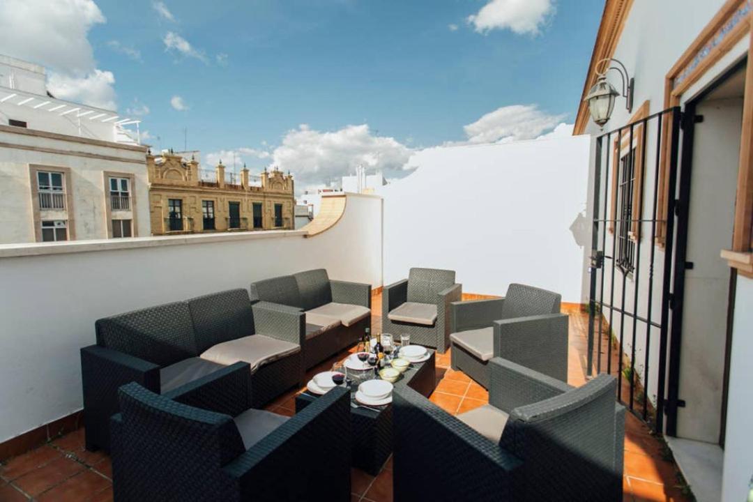 Duplex With Terrace- 5Bd 3Bth- Center Lägenhet Sevilla Exteriör bild